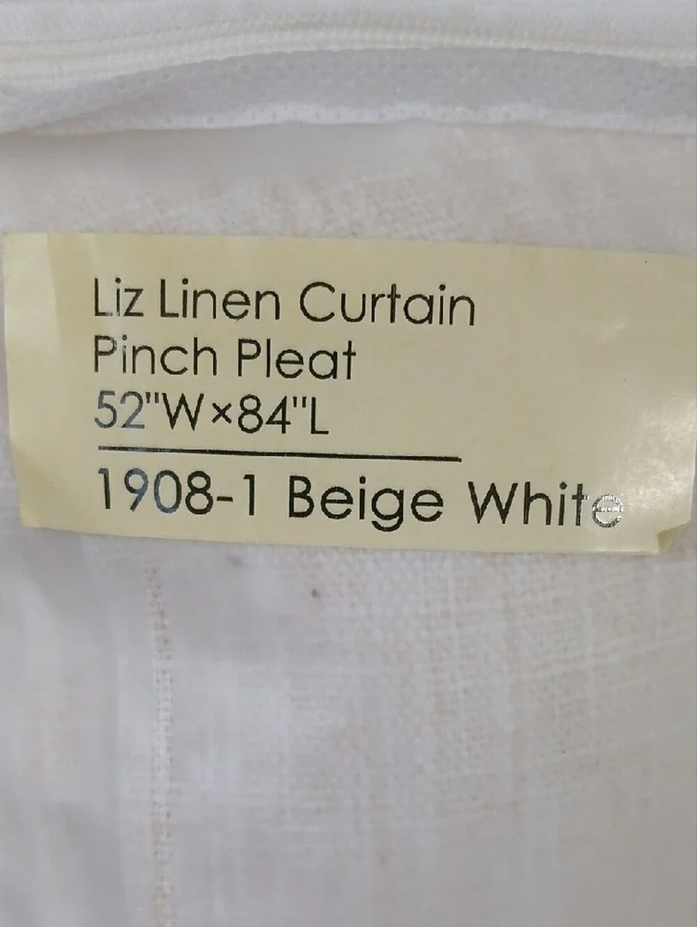 NEW Twopages Liz Linen Blend Curtain Minimalist Classic 52